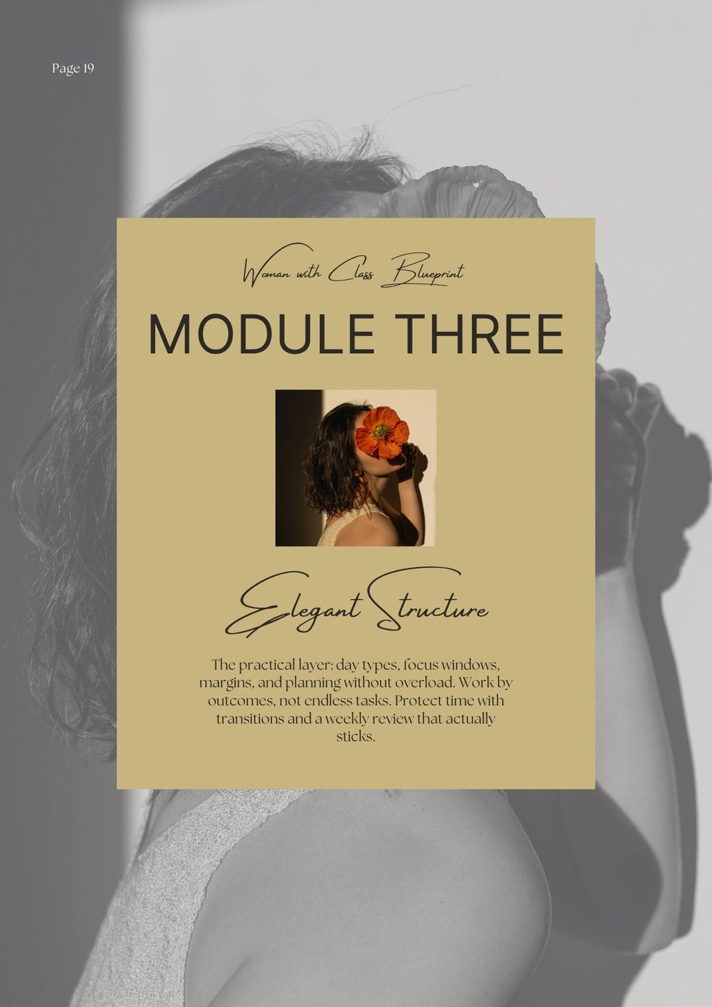 Woman with Class Blueprint