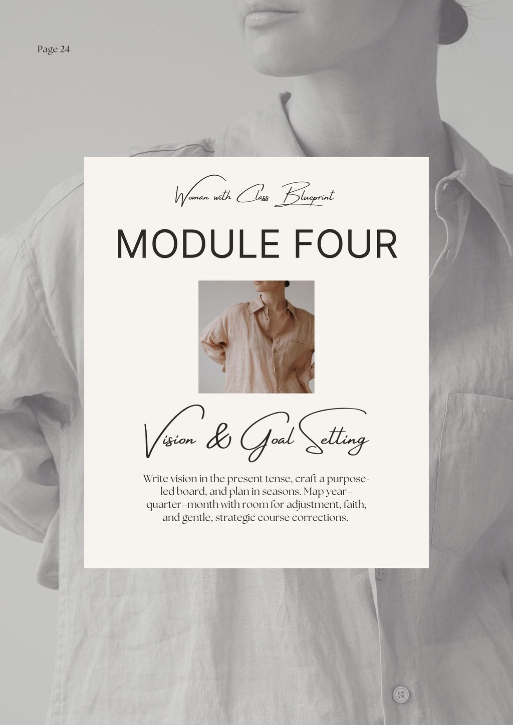 Woman with Class Blueprint