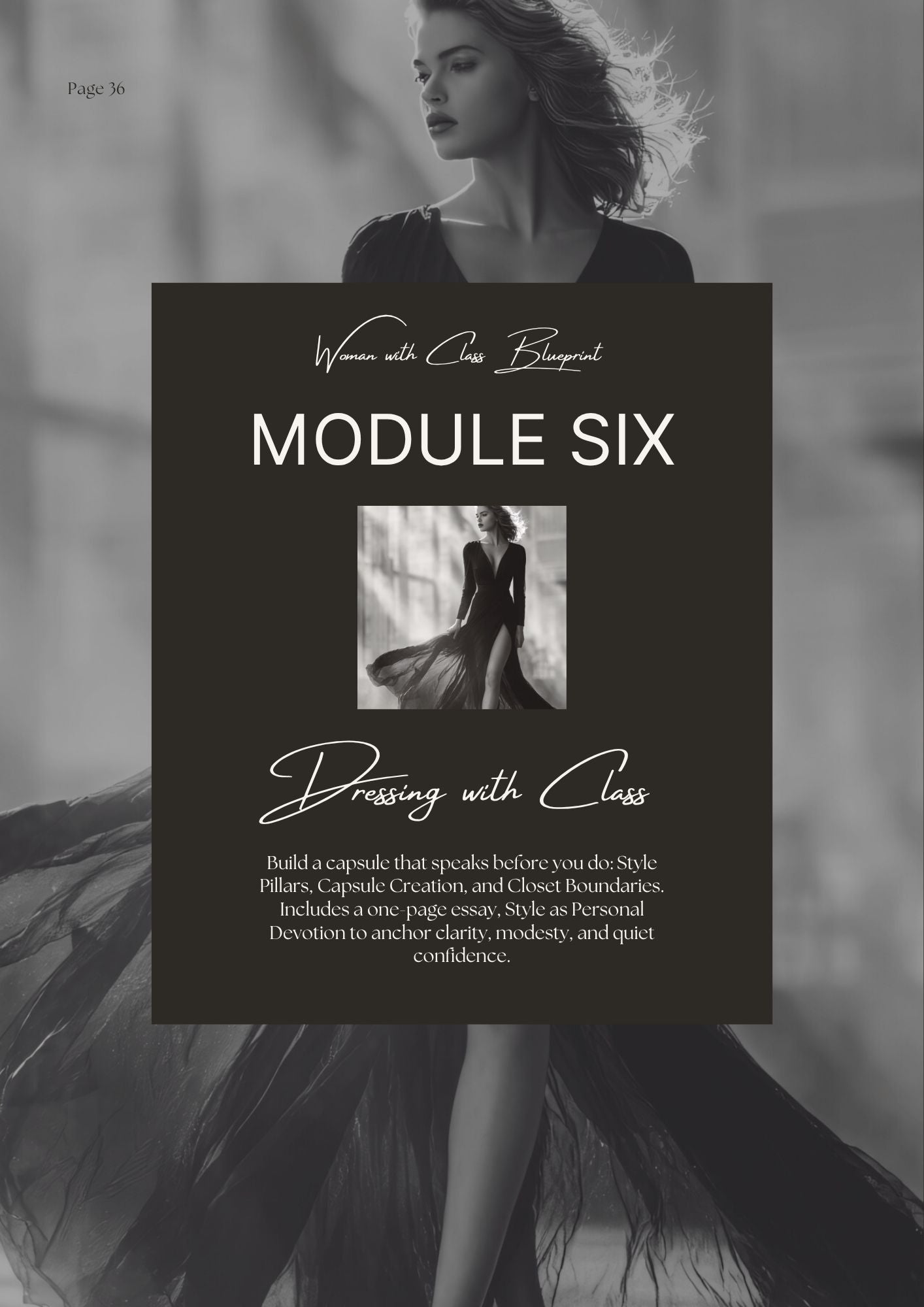 Woman with Class Blueprint